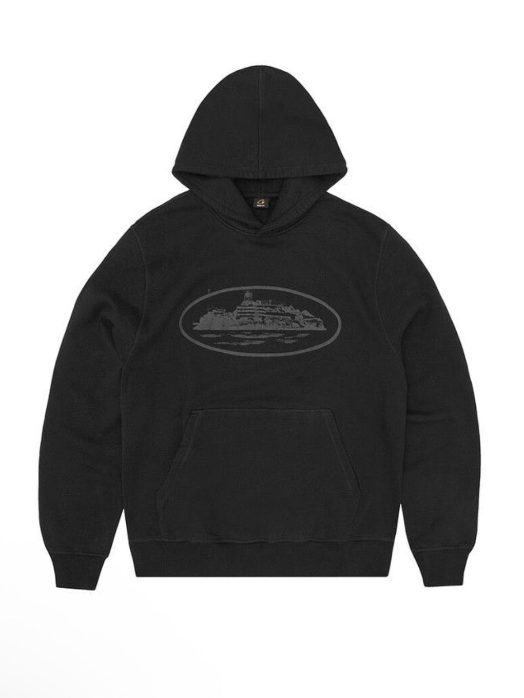 Corteiz Alcatraz Hoodie V2 'Triple Black'