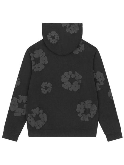 Denim Tears Mono Wreath Hoodie 'Black'
